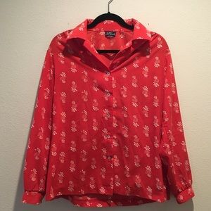 Vintage button down.